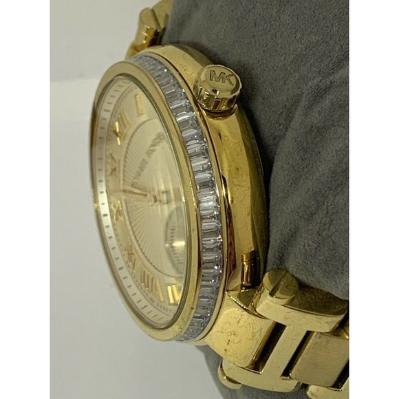 Michael Kors MK5867 Womens Gold Stainless Steel An